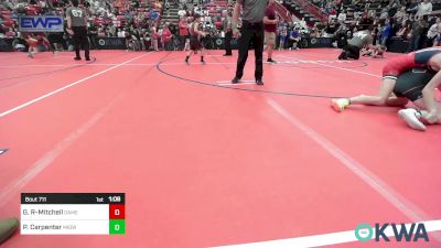 82 lbs Rr Rnd 1 - Gabby Riley-Mitchell, Gameface Acadamy vs Paisleigh Carpenter, Midwest City Bombers Youth Wrestling Club