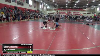 95 lbs Quarterfinal - Alex Kuderer, LAW vs Dennis Matthews, Wayzata Youth Wrestling