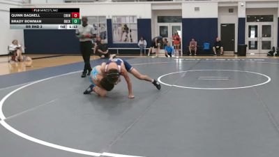 115 lbs Rr Rnd 2 - Quinn Bagnell, Council Rock South Gold - HSBNFC vs Brady Bowman, Buckskins WC - HSBNFC