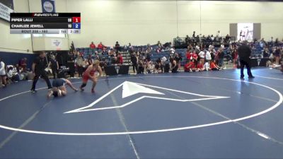 160 lbs Quarterfinal - Charlize Jewell, Vanguard vs Piper Lalli, Unattached