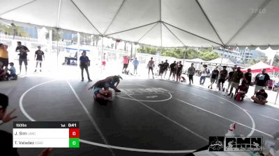 150 lbs Consi Of 16 #1 - Joshua Sim, Lancer WC vs Triston Valadez, Coachella Valley WC