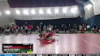 116 lbs Cons. Round 2 - Isaiah Fye, Alexandria vs Griffin Van Tichelt, Region Wrestling Academy