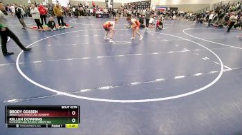 120 lbs Champ. Round 2 - Brody Gossen, Berge Elite Wrestling Academy vs Kellen Downing, Flathead High School Wrestling