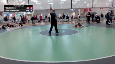 126 lbs Round 5 - Cole Chugg, All In Wrestling Academy vs Evin Parravano, Skyline High School Wrestling