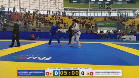 PAULO GABRIEL DE AMORIM SILVA vs ARTHUR DOS SANTOS BONFIM SILVA 2026 FPJJ Circuito Paulista GI Etapa 3
