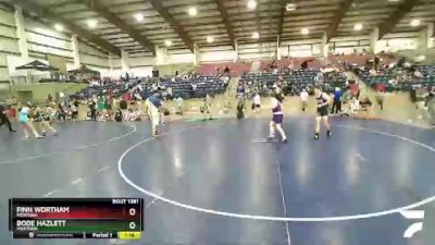 150 lbs Round 3 - Bode Hazlett, Montana vs Finn Wortham, Montana