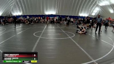 72 lbs Round 2 (8 Team) - Dominic Rocco, Westshore vs Troy Westcott, Dayton Bandits