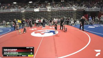 62 lbs Cons. Semi - Kaylee Shassetz, Top Of The Rock Wrestling Club vs Evelyn Fleming, Windy City Wrestlers