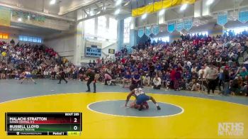 113 lbs Semifinal - Malachi Stratton, Sussex Central H S vs Russell Lloyd, St Georges Tech HS