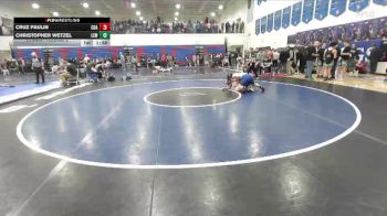 165 lbs Champ. Round 2 - Christopher Wetzel, Lewiston vs Cruz Paulin, Coeur D Alene