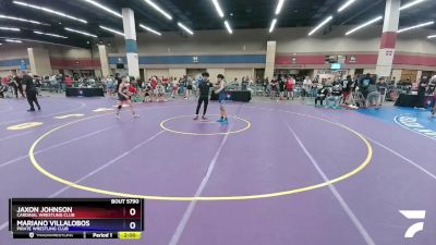 106 lbs Cons. Round 1 - Jaxon Johnson, Cardinal Wrestling Club vs Mariano Villalobos, Pirate Wrestling Club