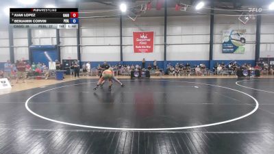 225 lbs Juan Lopez, California Gold vs Benjamin Corvin, Pennsylvania Blue