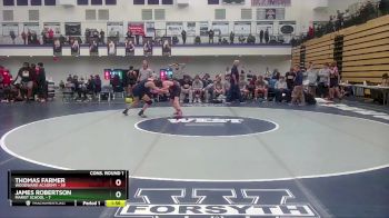 106 lbs Quarters & 1st Wb (16 Team) - James Robertson, Marist School vs Thomas Farmer, Woodward Academy