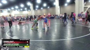 285 lbs Finals (2 Team) - Tanner Craft, Team Michigan Blue vs Jonathan Lattimore, Head Hunters Wrestling Club