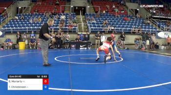 120 lbs Cons 64 #2 - Sean Moriarty, Maine vs Thurman Christensen, Iowa