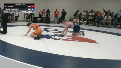 72 kg Cons. Rd Of 32 - Bo Daniel, Headwaters Wrestling Academy vs Kale Baumann, MATPAC Wrestling Club