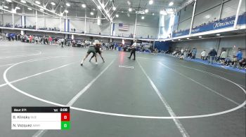 125 lbs Round Of 16 - Brady Klinsky, Rider - UnAttached vs Nain Vazquez, Army-West Point