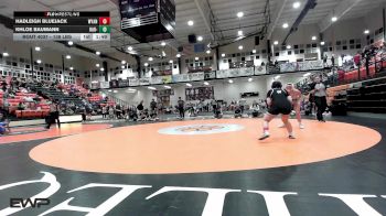 138 lbs Round Of 16 - Hadleigh Bluejack, Wyandotte HS Girls vs Khloe Baumann, Har-Ber