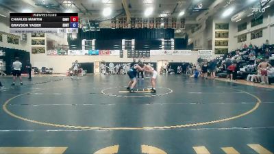 113 - 120 lbs Cons. Semi - Charles Martin, Team Missouri Select vs Grayson Yager, Team Missouri Select