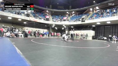 130 lbs Cons. Round 3 - Alanna Carlberg, Unattached vs Joelene Nappier-Feth, Unattached