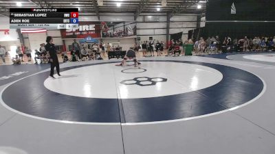 125 kg Champ. Rd Of 64 - Sebastian Lopez, Beaver Wrestling Club vs Aden Roe, ERTC