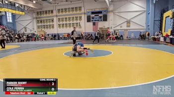 106 lbs Cons. Round 2 - Parker Short, Woodbridge H S vs Cole Perrin, Delaware Military Academy