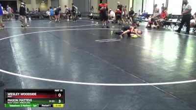 80 lbs Cons. Round 2 - Mason Mattevi, Gulf Coast Wrestling vs Wesley Woodside, PWC