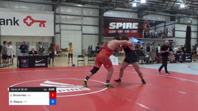 125 kg Consi Of 32 #1 - Jadon Brownlee, JAB Wrestling vs Aeden Begue, Lirtc