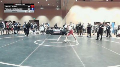 120 lbs Semis - Wyatt Rossi, Headhunters Wrestling Club vs Chase Karenbauer, Bad Karma