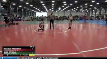 76 lbs Round 2 (6 Team) - Charles Rinehimer, NCWAY National Team vs Cole Caniglia, Agression Legionaries
