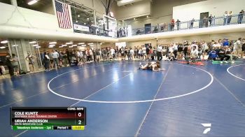 114 lbs Cons. Semi - Uriah Anderson, Delta Wrestling Club vs Cole Kuntz, Southern Idaho Training Center