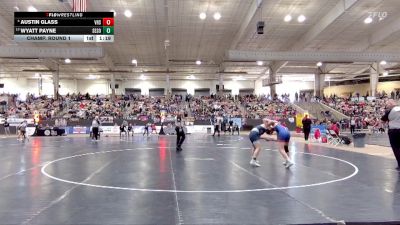 A 150 lbs Champ. Round 1 - Wyatt Payne, Samuel Everett School Of Innovation vs Austin Glass, Volunteer High School