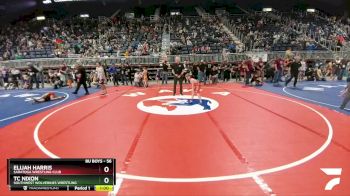 56 lbs Cons. Round 5 - Tc Nixon, Southwest Wolverines Wrestling vs Elijah Harris, Saratoga Wrestling Club