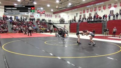 115 lbs Champ. Round 1 - Jharia Knox, Clinton vs Leona Freeman, Fulton (H.S.)