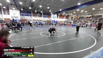 152 lbs Champ. Round 2 - Isaac Galiza, Patriot vs Antonio Aramburu, Corona Del Mar