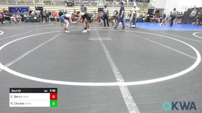 126 lbs Semifinal - Eli Berry, Unafiliated vs Rogan Choate, Hennessey Takedown Club