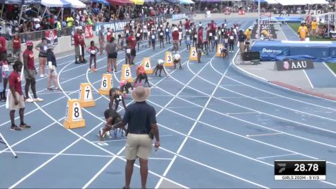 Youth Girls' 200m Championship, Semi-Finals 2 - Age 9