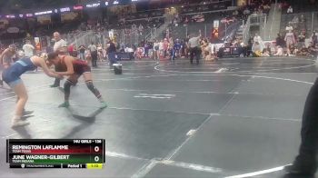 136 lbs Quarterfinal - June Wagner-Gilbert, Team Indiana vs Remington LaFlamme, Team Texas