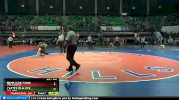 106 lbs Quarterfinal - Carter Blalock, Fort Payne vs Demarcus Powe, Gardendale Hs