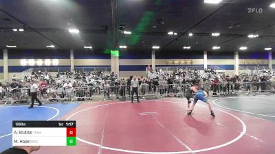 126 lbs Round Of 64 - Asher Stubbs, Team Thunder WC vs Max Hope, Ground Creatures