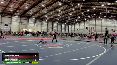 50 lbs Round 5 - Samantha Ham, Nebraska Wrestling Academy vs Aryanna Bean, Braided Brutes Wrestling