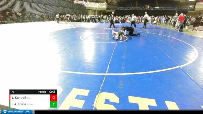 77 lbs Cons. Round 4 - Alex Bowie, Gig Harbor Grizzlies Wrestling Club vs Lincoln Cantrell, Cruiser Wrestling Club