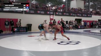92 kg Quarters - Nick Nosler, Southern Illinois Regional Training Center vs Harvey Ludington, Hawkeye Wrestling Club