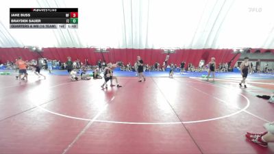 126 lbs Quarters & Wb (16 Team) - Brayden Sauer, FZ Wrestling Club A vs Jake Buss, Weyauwega-Fremont
