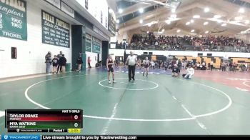 105 lbs Quarterfinal - Taylor Drake, Fremont vs Mya Watkins, Nampa West