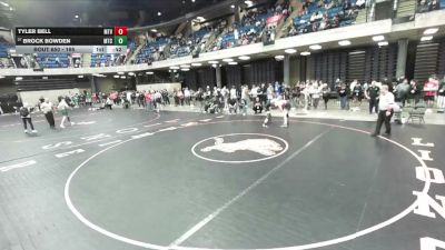 165 lbs Cons. Round 2 - Brock Bowden, Crystal Lake Prairie Ridge vs Tyler Bell, Stillman Valley
