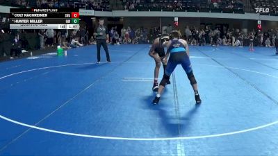 110 lbs Quarterfinal - Hunter Miller, Immortal Athletics WC vs Colt Nachreiner, Sarbacker Wrestling Academy