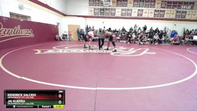 285 lbs Cons. Round 5 - Kendrick Salcido, Sacramento City College vs Jai Guerra, Sacramento City College