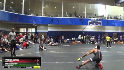 125 lbs Cons. Round 2 - Patrick Jones, Unattached vs Tyree Henry, Life University