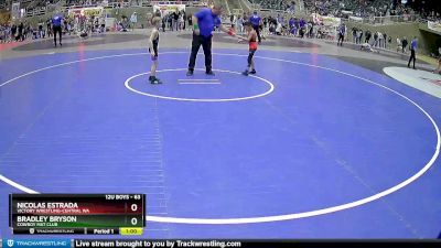 63 lbs Semifinal - Bradley Bryson, Cowboy Mat Club vs Nicolas Estrada, Victory Wrestling-Central WA